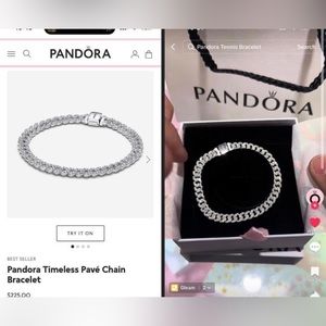 Pandora Timeless Pavé Chain Bracelet